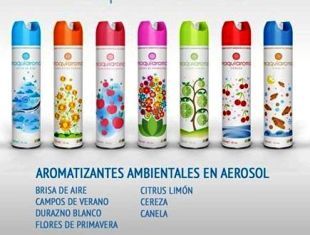 DESINFECTANTES DE AMBIENTE EN AEROSOL